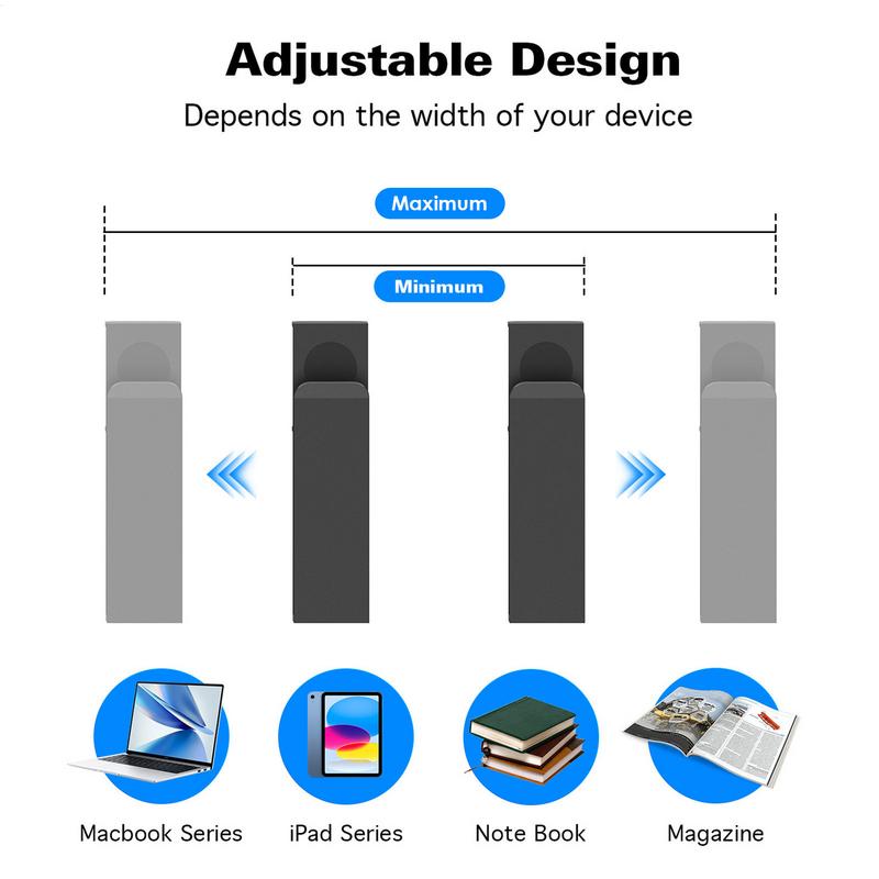 Desk Side Storage No Drill Laptop Desk Mount Clamp On Shelf Hangable Desk Organizer Laptop Holder Tool for Home Office Files