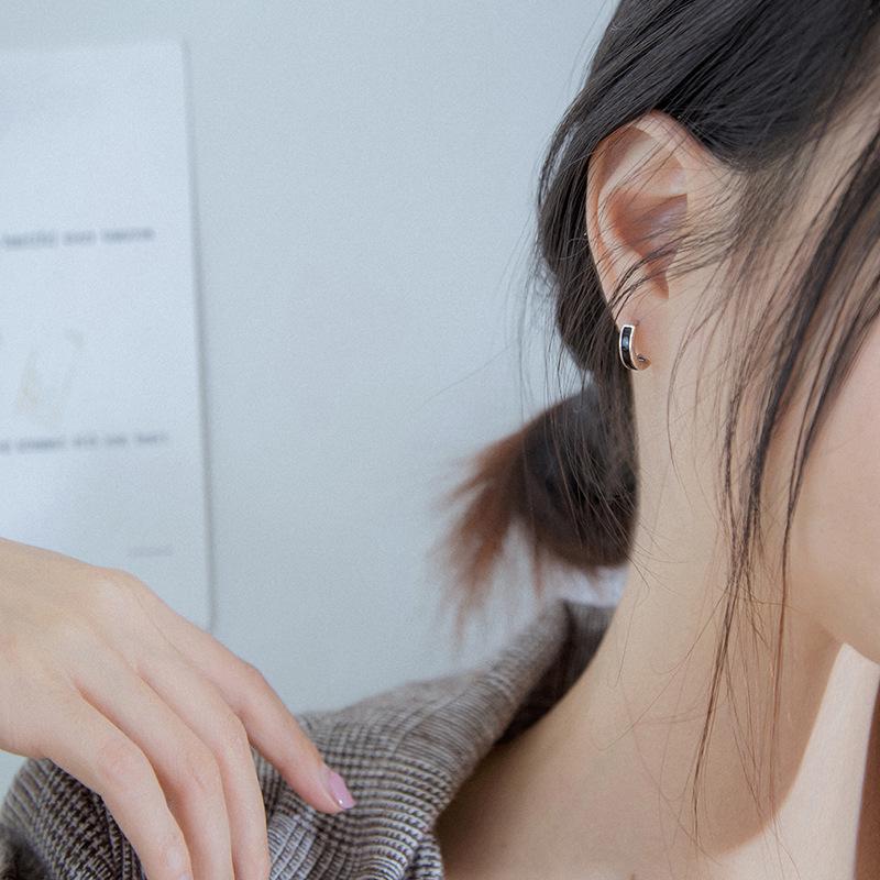 Женские круглые серьги-пусеты - Модные круглые каффы для ушей, Стиль для сна, Корейская мода