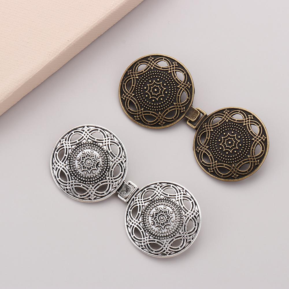 Winter Fashion DIY Sewing Retro Sweater Blouse Pin Clip Clasps Shawl Brooch Cardigan Clip