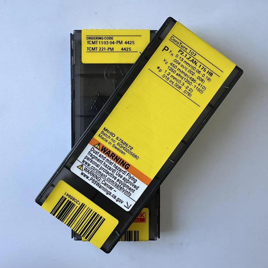 Original Sandvik / TCMT110304-PM 4425 CNC Lathe Carbide Blade 10 PCS