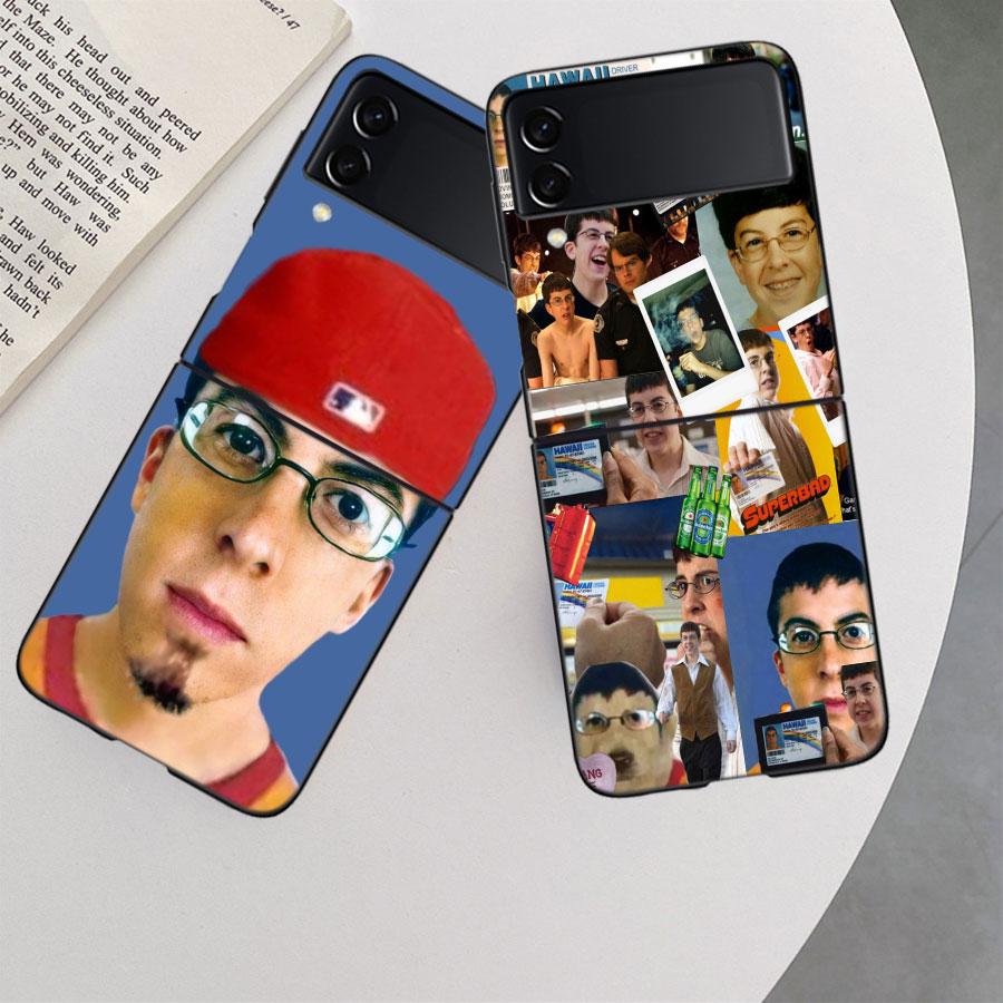Чехол для телефона Mclovin SuperbadZ для Samsung Z Flip 7 6 5G Galaxy Z Flip 5 4 3 Черный Жесткий Чехол Роскошный ПК Корпус Coque