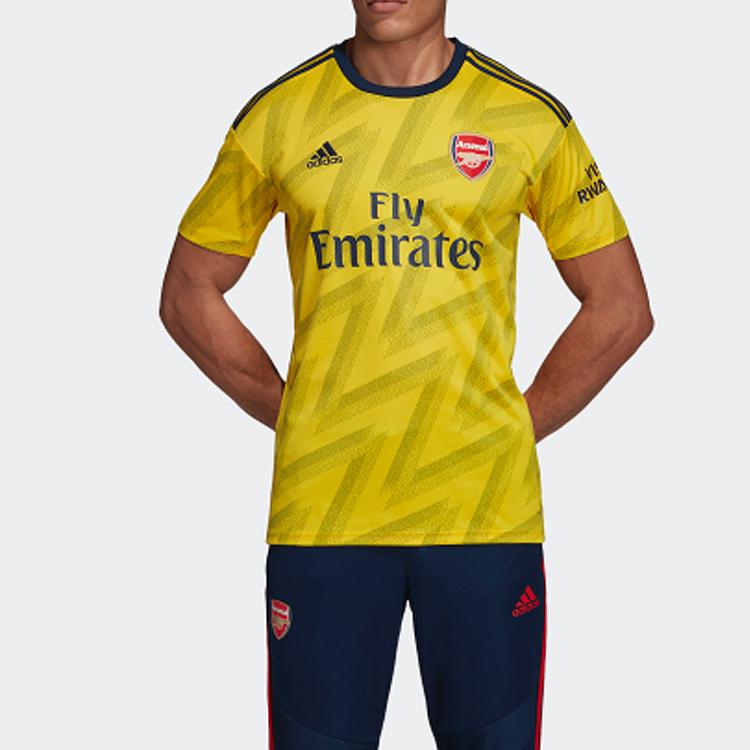 Adidas Мужская майка для выездных игр «Арсенал», желтая EH5635