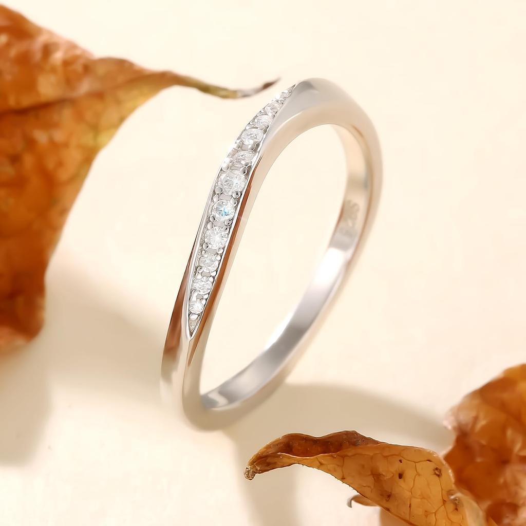 Муассанит мода 925 искусственный свадебный белый золотой металлический подарок для женщин кольцо KRKC&CO, женское кольцо, серебро, бриллиант, кольцо, позолоченное, муассанит,