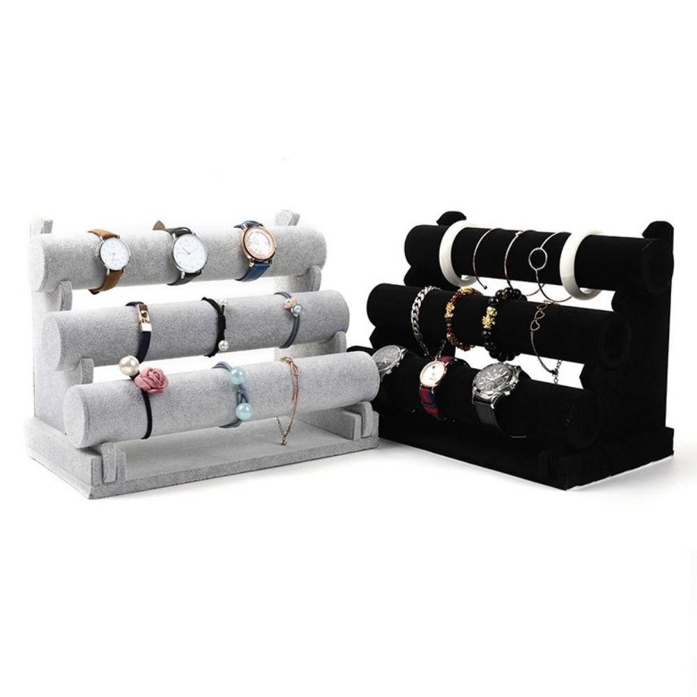 3Layer Bracelet Chain Watch T-Bar Rack Multifunctional Bangle Display Stand  Display Props