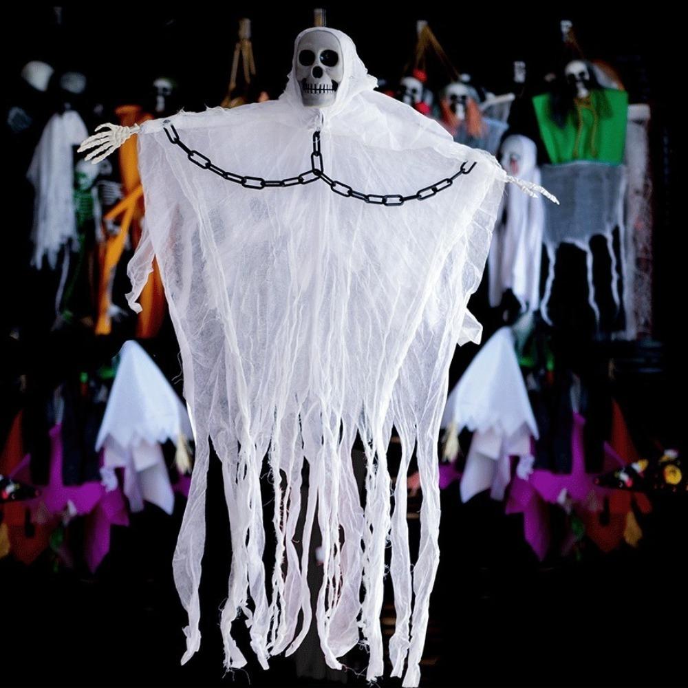 Horror Haunted House Props Party Scary Pendant Fashion Halloween Skull Decorations  Halloween Party