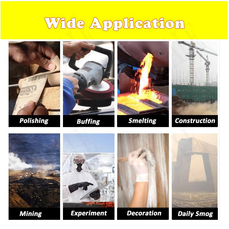 New 3200 Dust Mask Reusable Respirator Replaceable Filters Dust-Proof For Carpenter Polishing Work Daily Haze Safety Protection