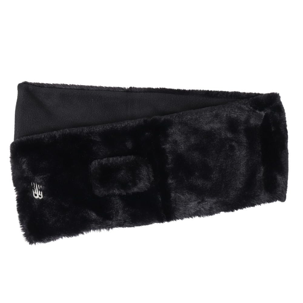 Golf Faux Fur Muffler Fleece FR [New Balance] Women's (Back Side Specification) / 012-3283508 010_Black