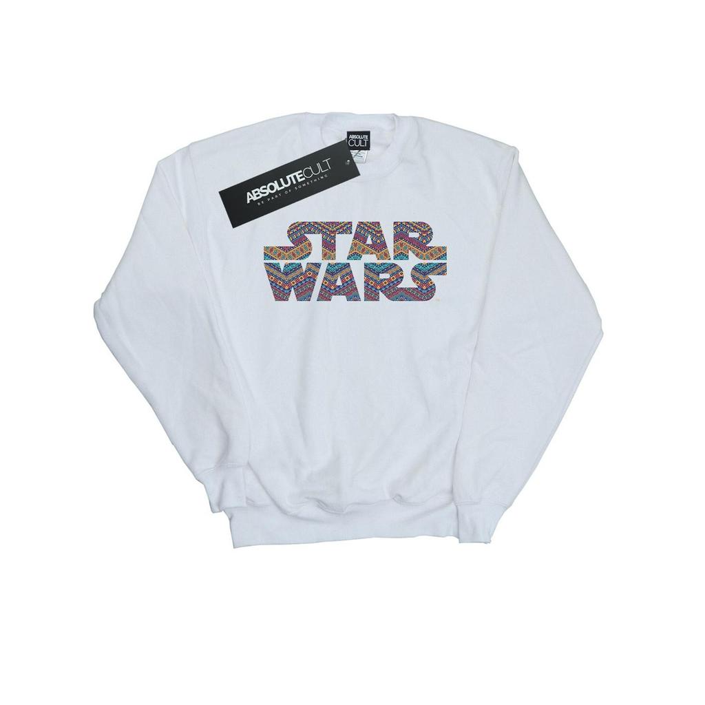 Star Wars Mens Colour Aztec Logo Sweatshirt