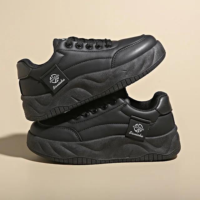 Fashion 2025 New Women's Casual Sneakers Fashion Lace Up Platform Vulcanize Shoes for Women Outdoor Durable Flats Running Shoes