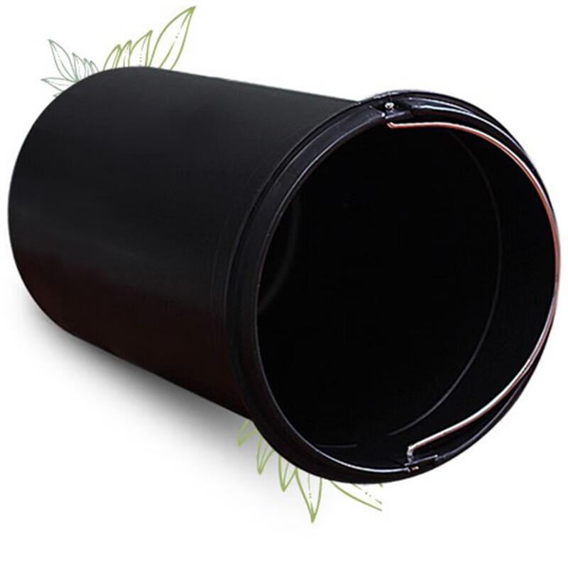 Haisidick Double-Layer Stainless Steel Round Pedal Trash Can