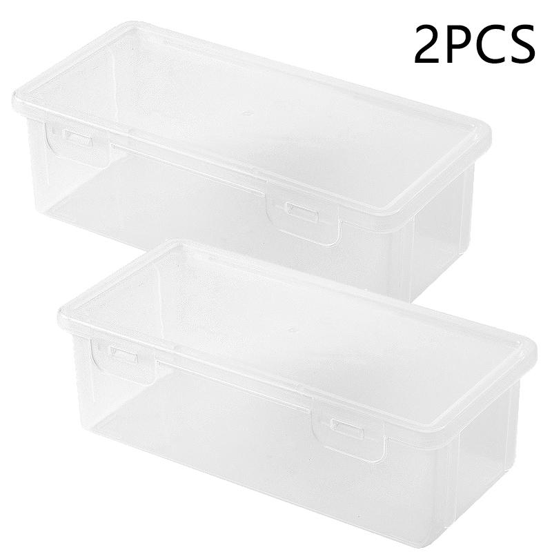 1/2 шт портативный простой пластиковый прозрачный пенал для студентов канцелярские принадлежности пенал школьные принадлежности для детей учителя