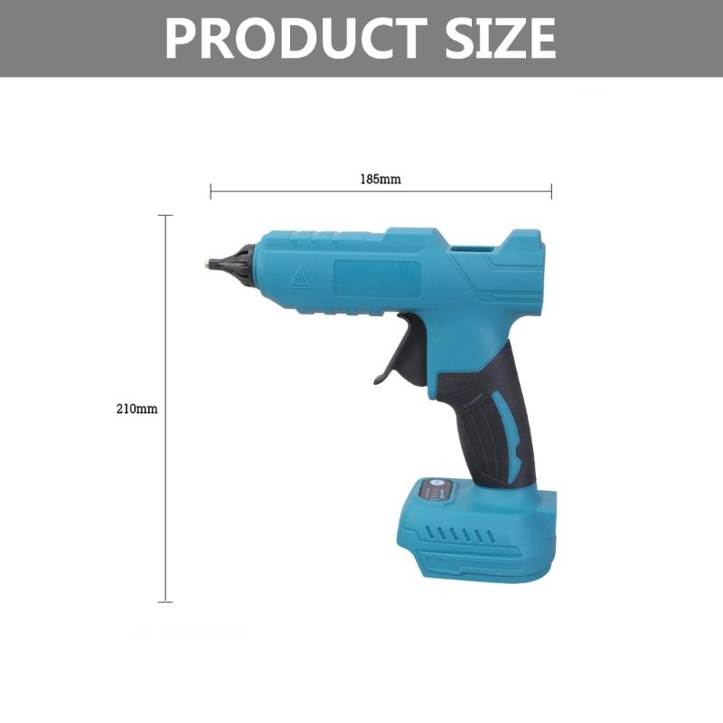Эффективные аккумуляторные клеевые пистолеты 21 В с быстрым нагревом, совместимые с клеевыми стержнями 11 мм, идеально подходят для поделок своими руками и быстрого ремонта