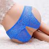 Plus Size Open Crotch Panties for Women Transparent Lace Underwear Sleepwear Lingerie 6 Colors Available