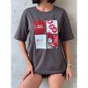 Loose Printed T-shirt Fashion Style New Arrival Fashion Print Short Sleeve Cotton T-shirt Loose All-Matching Top