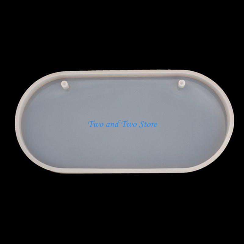 HX6F Silicone Molds for Resin Rectangle Doorplate Epoxy Crystal Mold DIY Tablet Pendant Door Hanging Welcome Sign Plate Craft