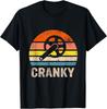 Cranky Vintage Sun Funny Bicycle Lovers Cycling Cranky Unisex T-Shirt