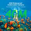 Экшн-камера Surfola SF230 4K EIS Image Dual Color Подводная с Fisheye Двухцветная и с Расширенным Набором Аксессуаров, 30 кадров/с, 20 МП, Стабилизация, Экран, Спорт,