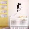 1pc Intricate Black Metal Wall Decor Cute Cat with Heart-Shaped Tail Perfect for Cat Lovers Stylish Room & Home Decor