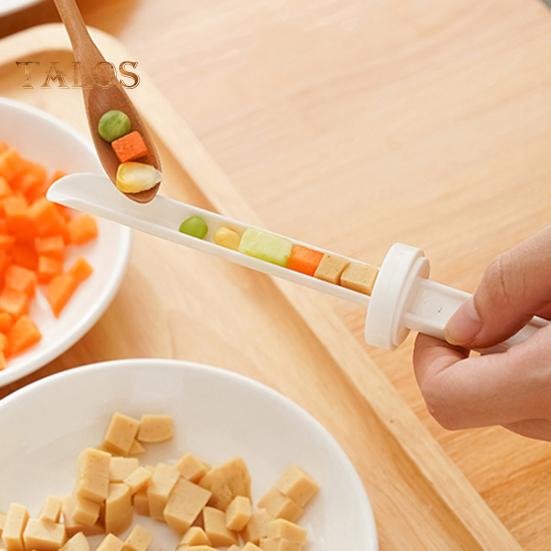 Инструмент для начинки еды, эргономичная ручка, колбаса, овощная начинка с подвижной перегородкой, дизайн канавки, кухонный гаджет