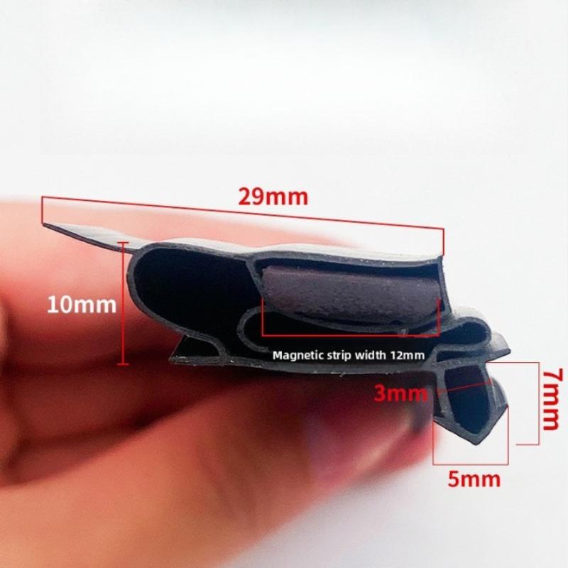 2 Meters Refrigerator Special Magnet Sealing Strip 2M PVC Rubber Refrigerator Door Sealing Strip