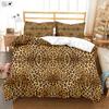 Vintage Animal Texture Leopard Print Bedding Set Soft and Comfortable Down Quilt Cover Set 3-piece Kids Quilt Cover Set
