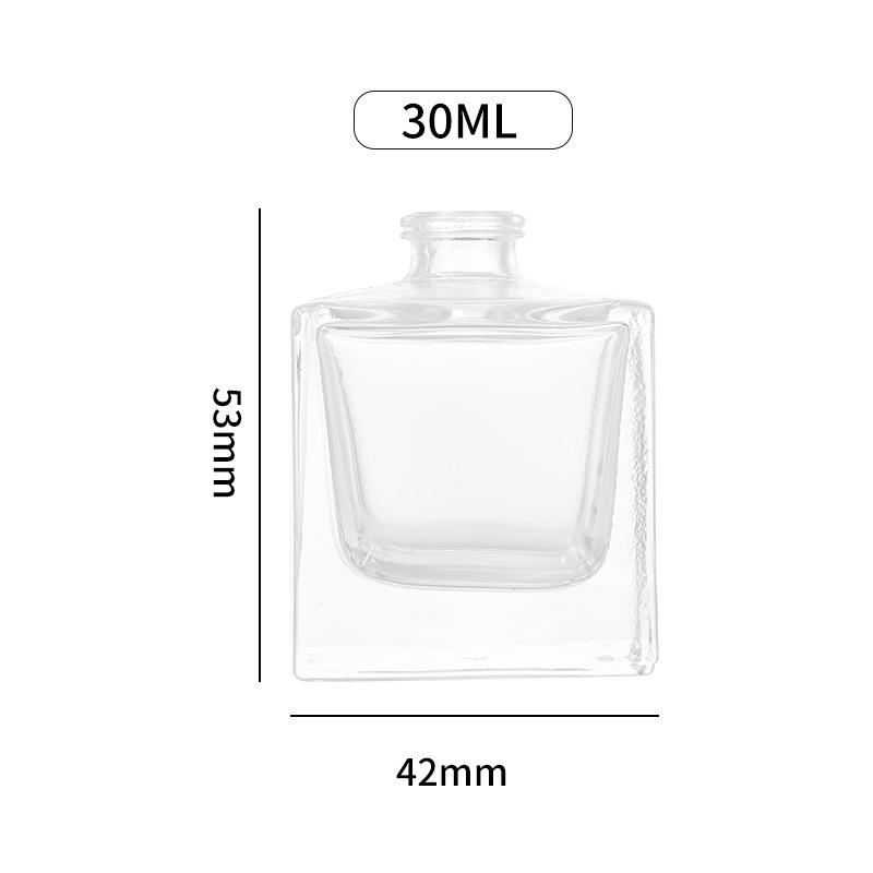 Thick-Bottom Perfume Spray Bottle - Snap-On Glass Sample