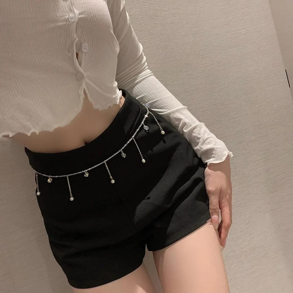 Sexy Cross Breat Necklace for Women Sequin Chest Bra Waist Belt Belly Chain for Beach Bikini Romantic Body Jewelry 2023 Summer