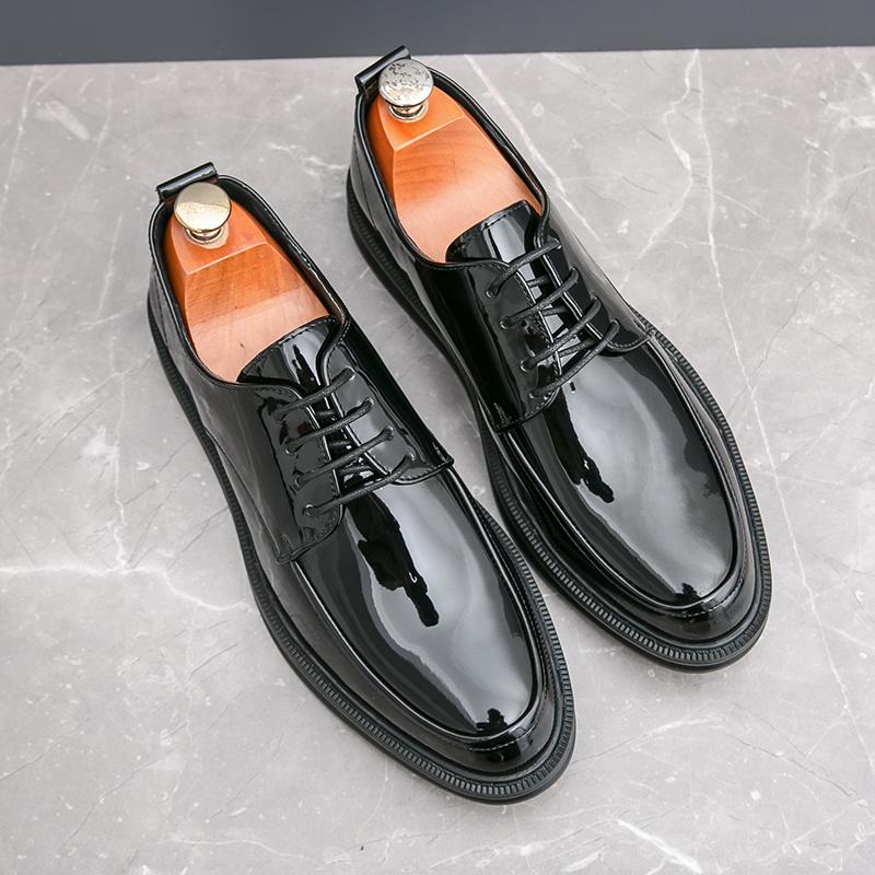 Модная кожаная обувь мужская повседневная лоферы роскошный дизайн слипоны мужская модельная обувь стиль кэжуал большой размер хорошая износостойкая подошва