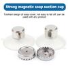 1/2/3 шт. Магнитный держатель для мыла на присоске, простая установка, компактный дизайн, настенное крепление, подвесная мыльница с присоской