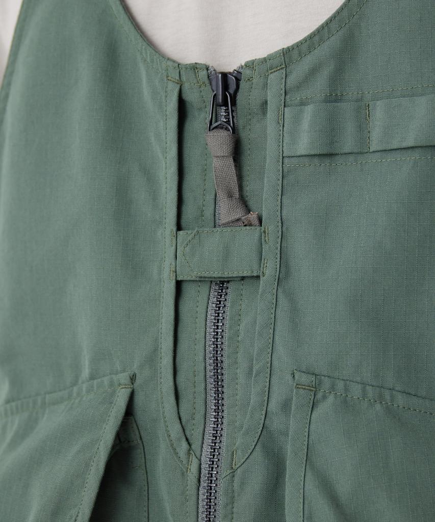 Snow Peak TAKIBI Ripstop Vest VT-26SU002, Men's/Women's, OLIVE, M