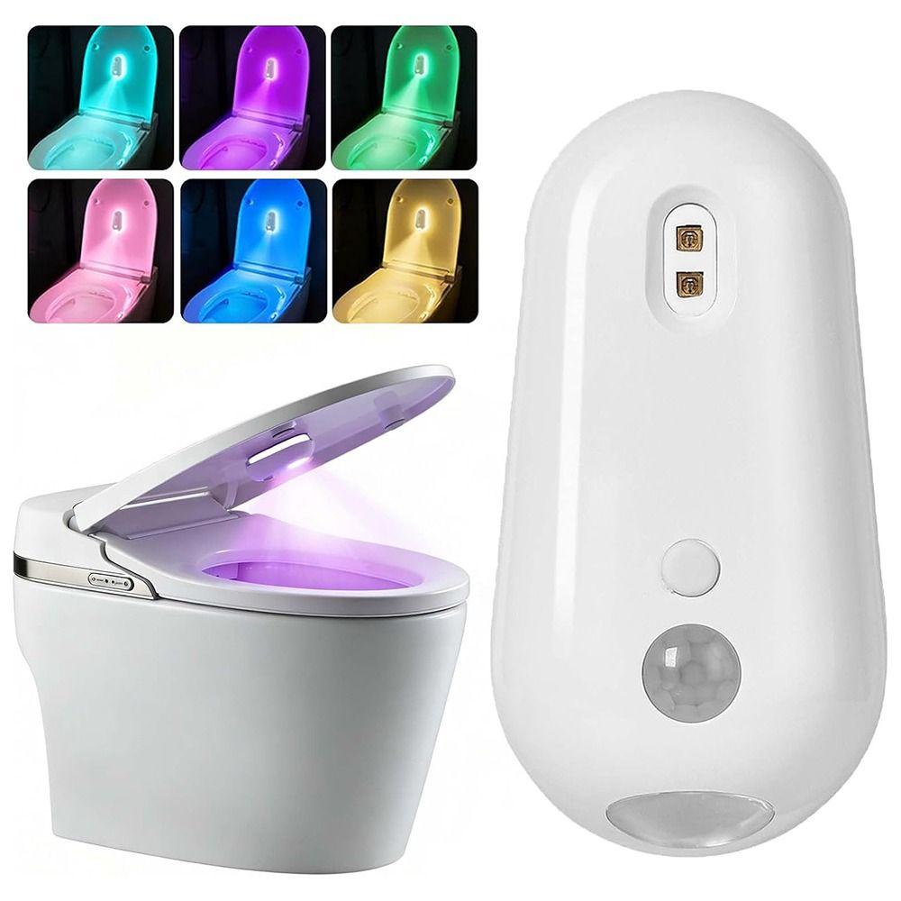 RGB Color Changing Toilet Lid Sanitizer Automatic UV Sterilization Toilet Sensor Light  Travel
