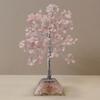 Rose Quartz Crystal Tree Orgonite Base 320 Gemstones