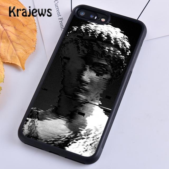Krajews Vintage Plaster Statue David Aesthetic Art Phone Case For iPhone 14 SE 6 7 8 Plus XR XS 11 12 13 Pro Max Galaxy S21 S22