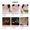 Floral Shell Jewelry Set With Zircon Accents Vintage-Inspired Earrings Delicate Choker Necklace Women