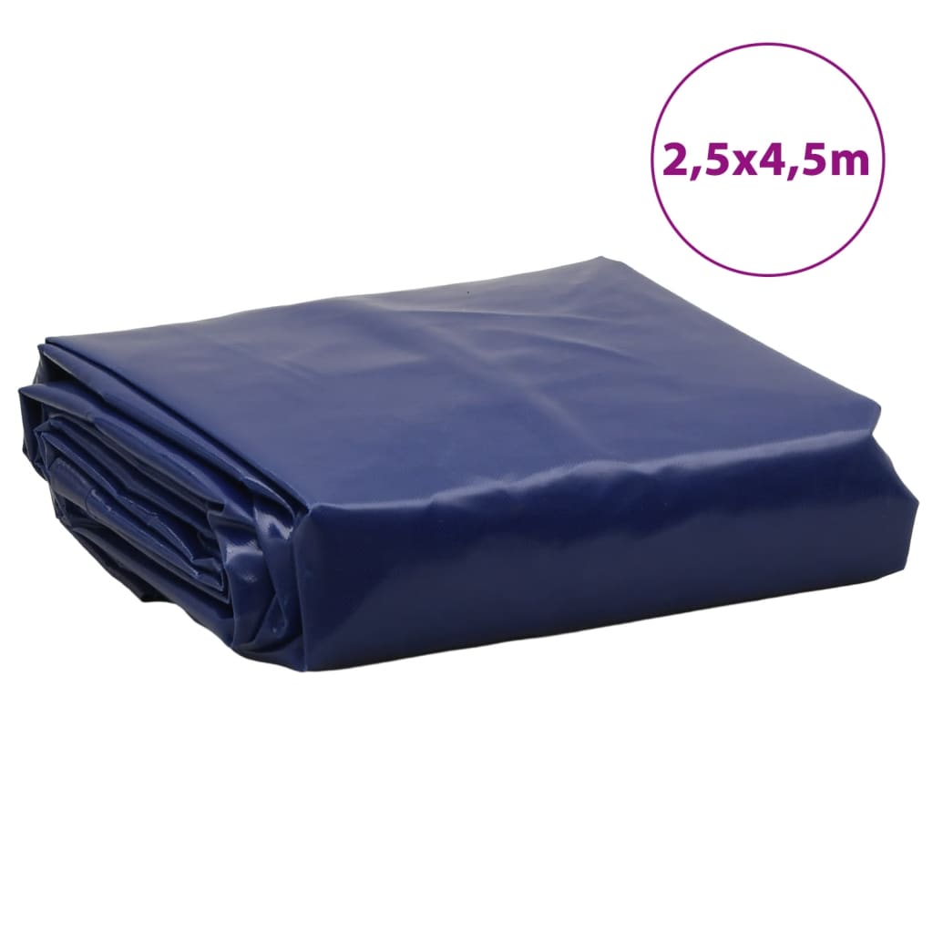 Vidaxl Plandeka, Niebieska, 2,5X4,5 M, 600 G/M²