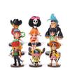 Набор из 9 предметов: цельные фигурки Нами Чоппер Луффи 5 см