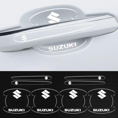 GMRT3 Для Swift S-Cross Jimny Alto SX4 Vitara Baleno Samurai Наклейка на ручку двери автомобиля Прозрачная Защитная полоса от царапин