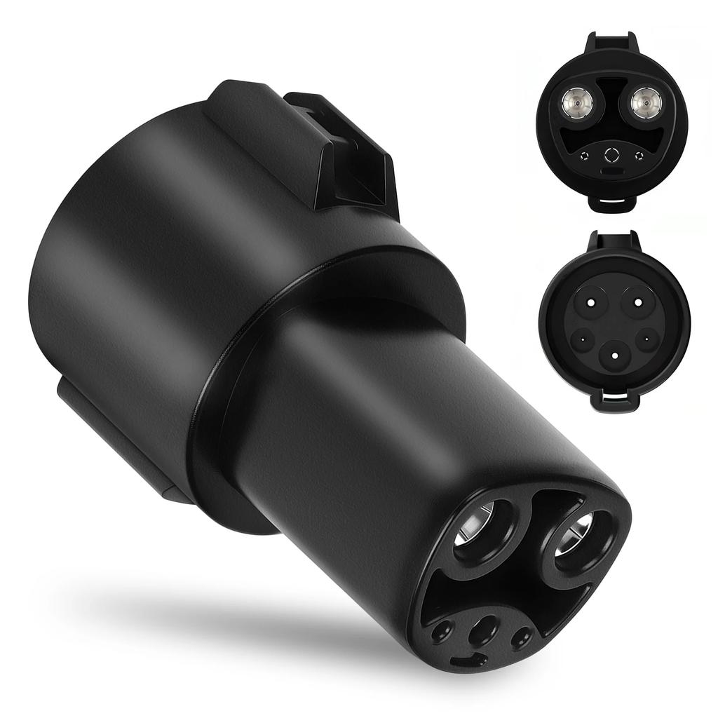 Адаптер для электромобиля Тип 1 J1772 на Зарядное устройство Tesla Адаптер 80A 240V AC Для Модели 3/S/Y/X Конвертер Зарядки Электромобиля