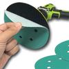 50PCS 6-Inch 6-Hole 40-2000 Grit Sanding Discs,150mm Heavy-Duty Hook & Loop Film Discs Sandpaper for Random Orbital Sanders