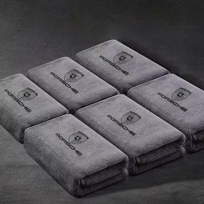 Полотенце для чистки эмблем автомобиля Полотенце для сушки автомобиля Инструмент для мытья для Cayenne Panamera Macan 911 Taycan Boxster Cayman 918 Pajun
