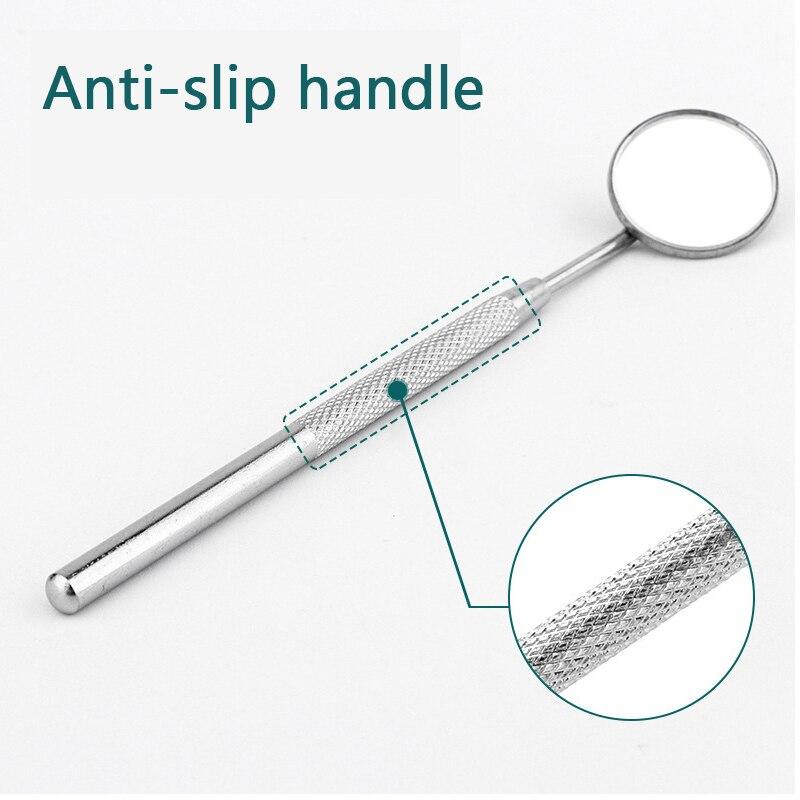 1 Pcs Stainless Steel Dental Mirror Dental Cleaning Supplies Oral Examination Tools Oral Care LXY