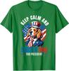 Keep Calm and Elect a Dog Funny President Elections Unisex T-Shirt