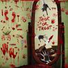 Halloween Decoration Bloody Handprints Footprints Pattern Wall  Stickers