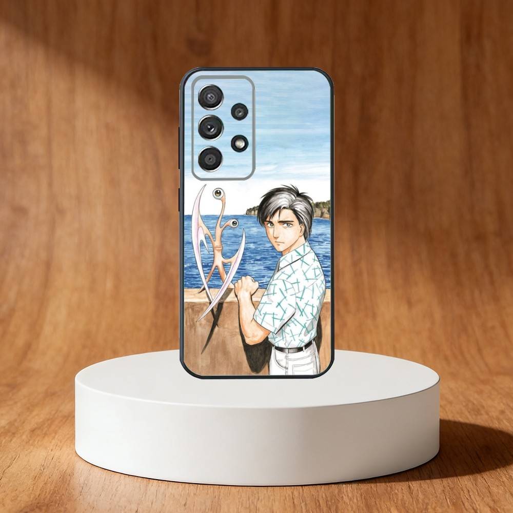 Anime P-Parasyte Phone Case For Samsung S25,S24,S21,S22,S23,S30,Ultra,S20,Plus,Fe,Note,10,9,5G Black Cover