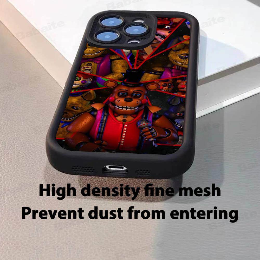 Чехол для телефона Five Nights At Freddys Для IPhone 16 15 14 Plus 13 12 11 17 Pro Max Pro Мягкий чехол