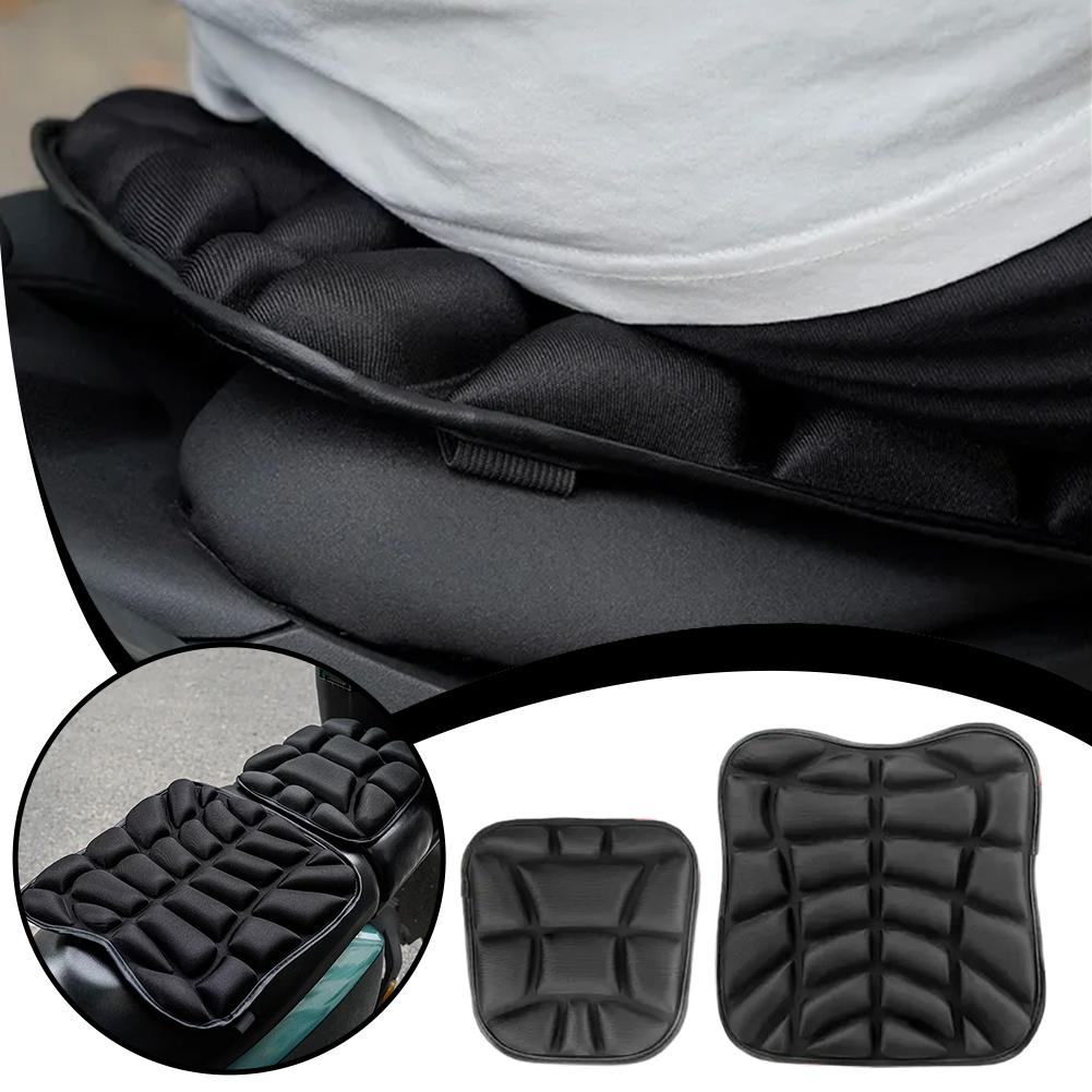 2 шт. Универсальная противоскользящая 3D удобная подушка для сиденья Комфортная подушка Переднее сиденье Сиденье Мотоцикл Мотоцикл Дышащий чехол Re I9V1