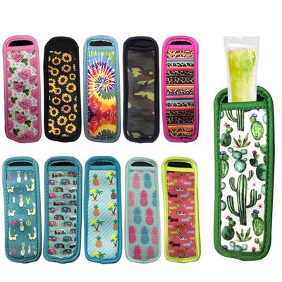 Чехол для мороженого Многоразовый держатель для мороженого Гибкий пакет для мороженого Цветной лед для мороженого