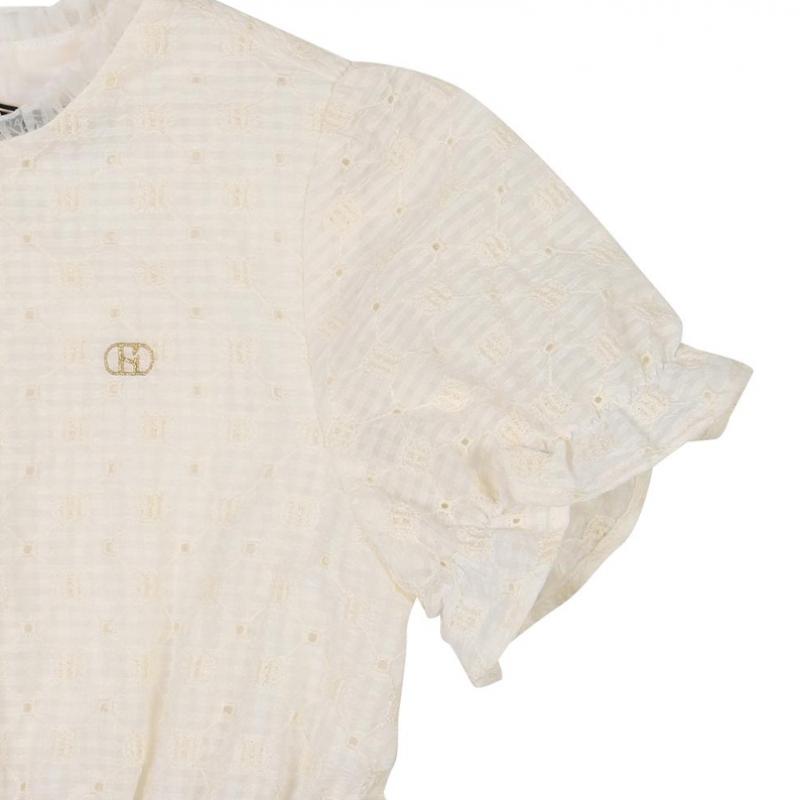 Hazzys Kids Lace Chino Dress Ivory  Hum11nj52m Iv 