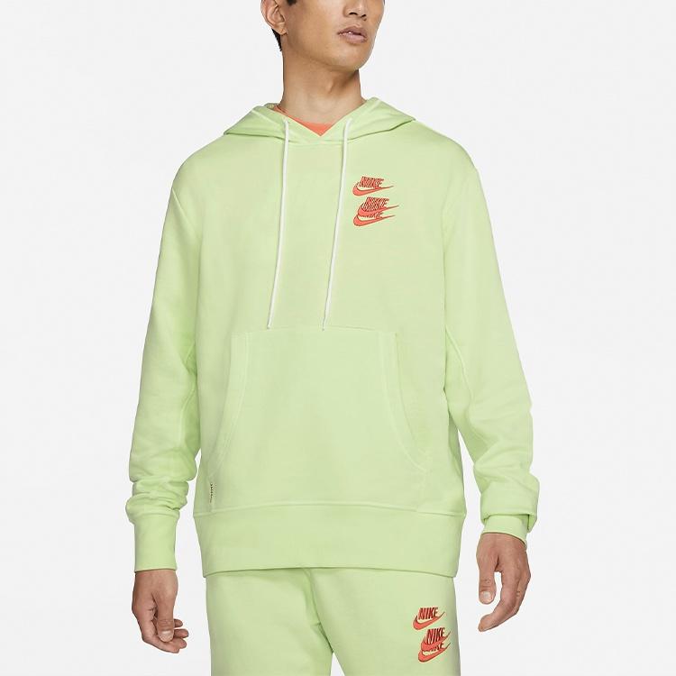 Nike Alphabet Printing Sports Pullover Green Men's DA0932-383