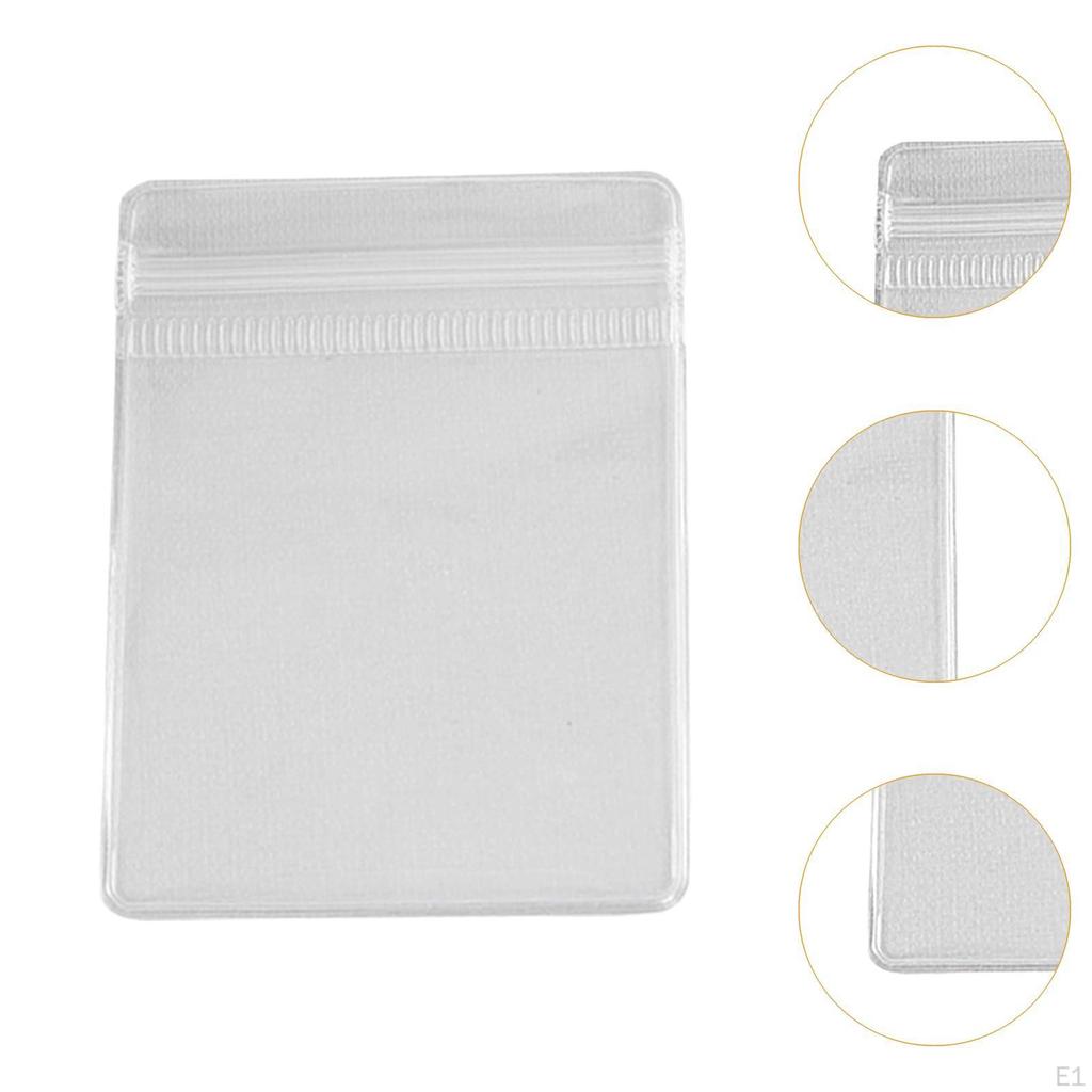 30 шт., маленькие мешочки для хранения ювелирных изделий 6 см x 8 см, прозрачные самозапечатывающиеся упаковочные кольца